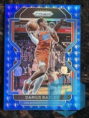2021-22 NBA Prizm Blue 75th Anniversary Darius Bazley #237 Thunder